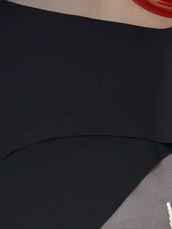 Unique Palm Print Seamless Breathable Low-waist Briefs