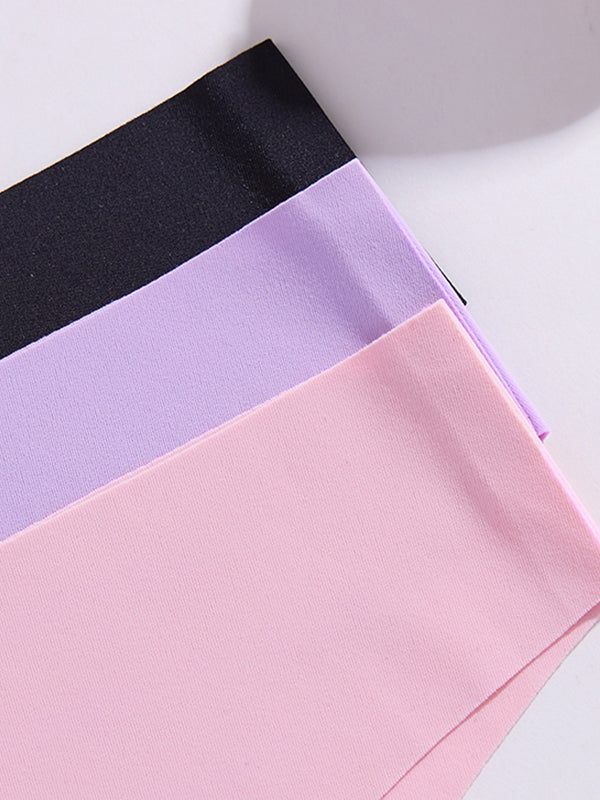 Personalized Fruit Print Seamless Breathable Ruffled Low Waist Underwear
