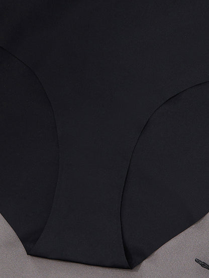 Unique Palm Print Seamless Breathable Low-waist Briefs
