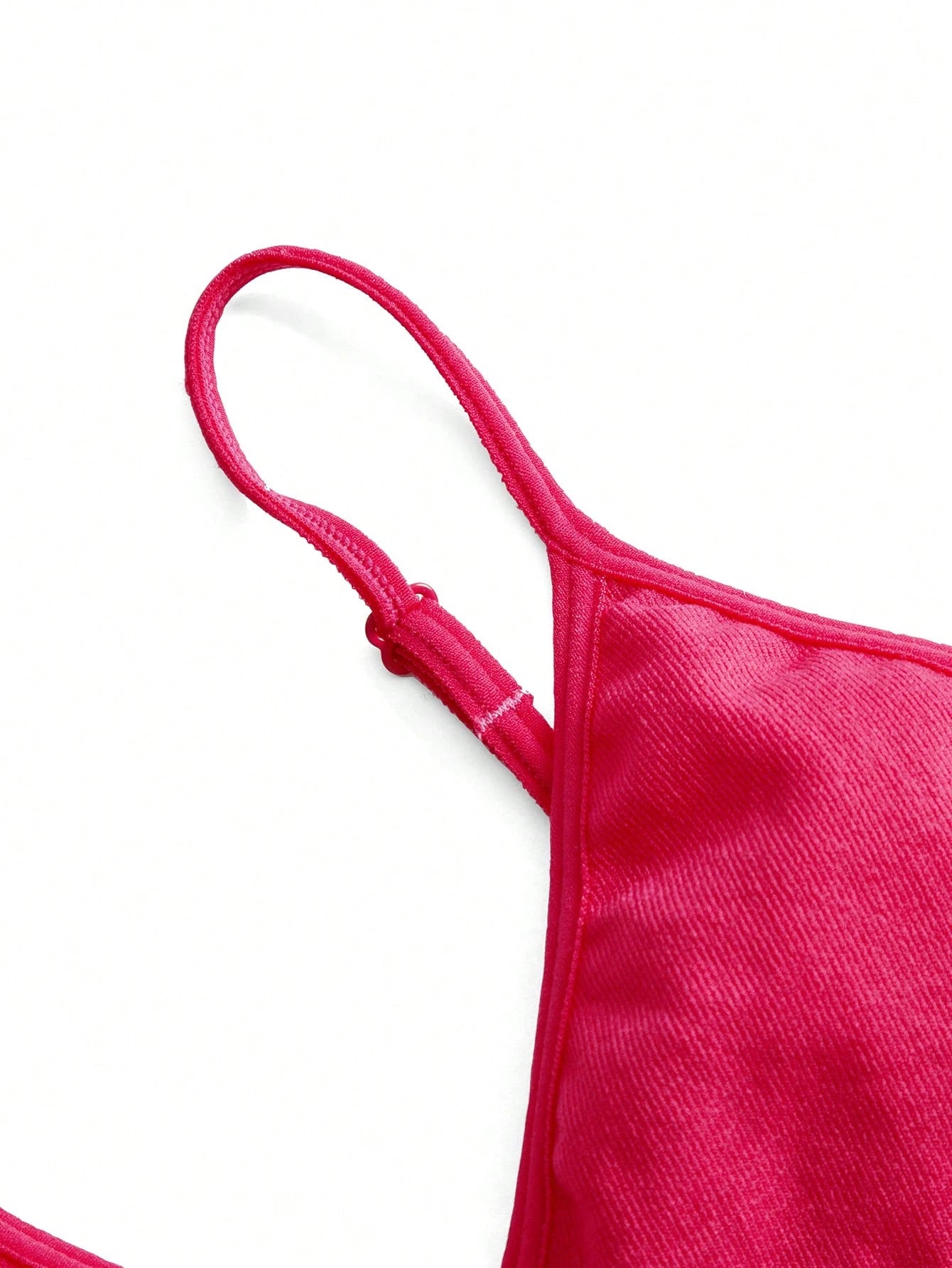 Seamless Strapless Wire-Free Breathable Comfortable Back Bra VioletRed