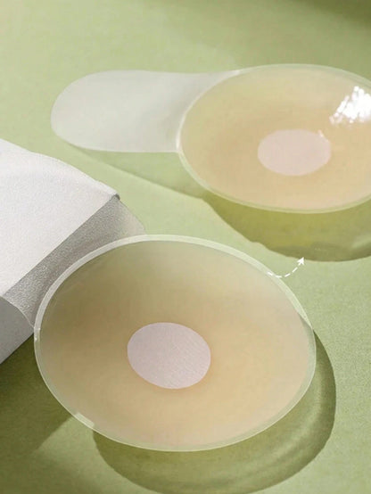 Silicone Lifting Thin Seamless Strappy Wedding Dress Invisible Nipple Covers