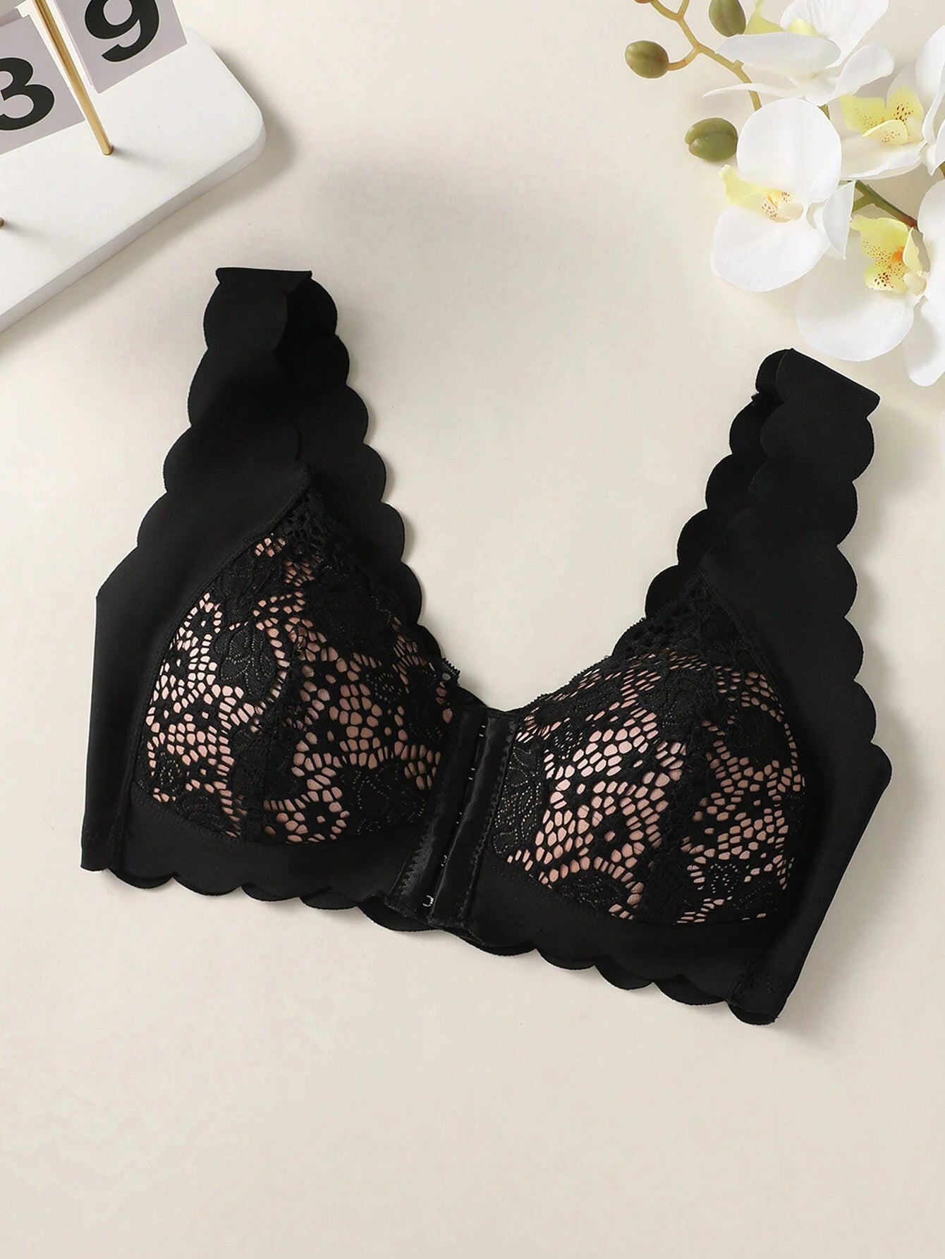 Lace Push-Up Anti-Gravity Bra Plus Size Wireless Seamless Bra