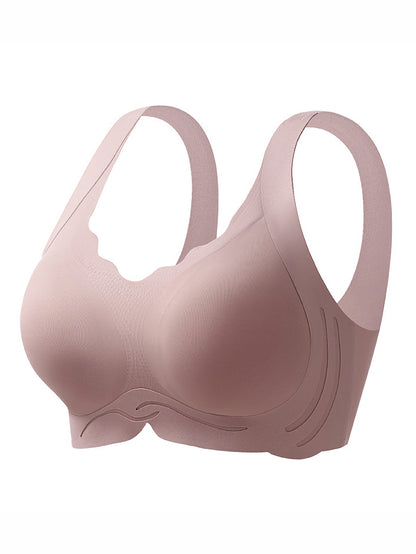 Wireless No Underwire Push Up Seamless Bralettes Full Coverage Everyday Bra