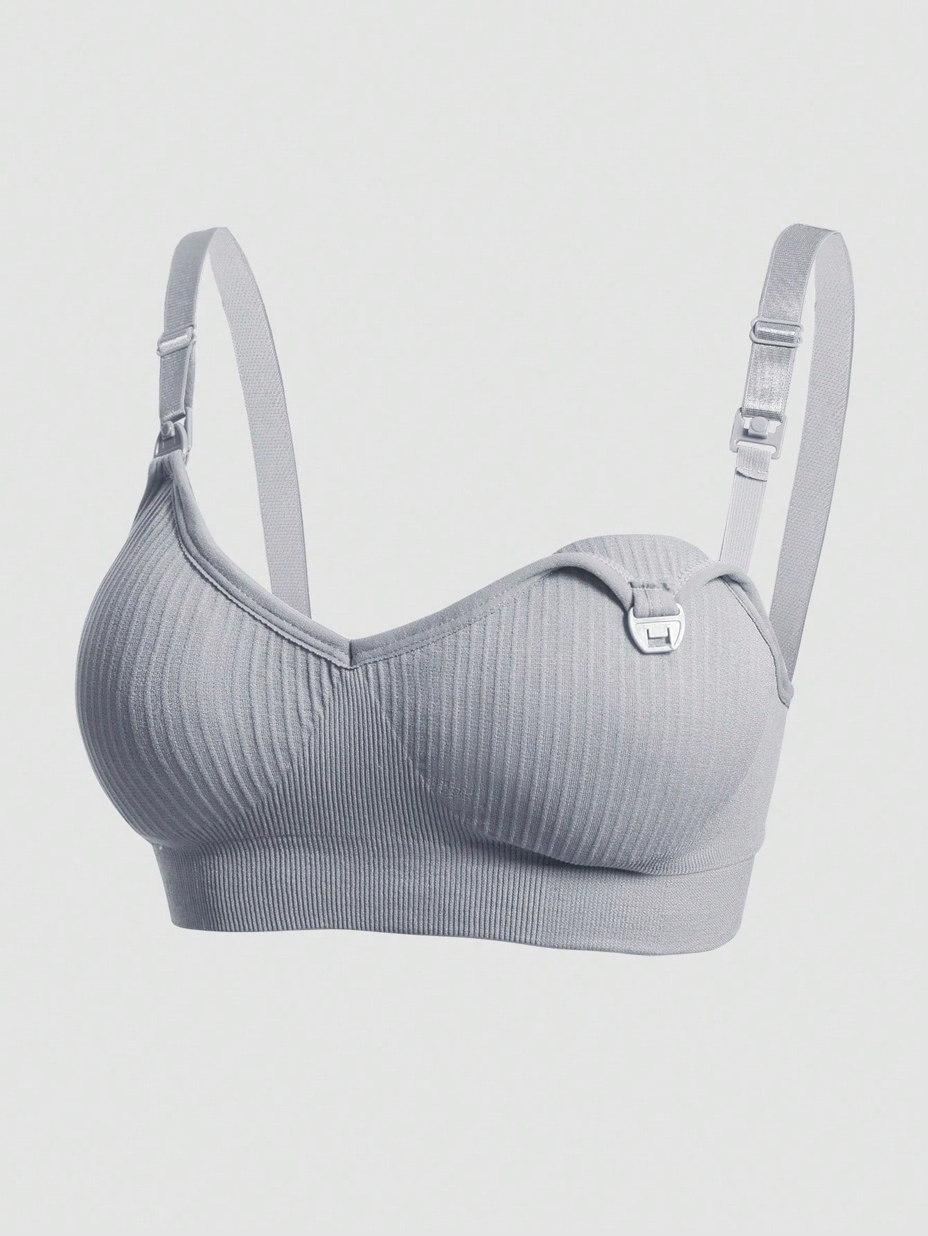 Maternity Nursing Nylon Non-Steel Ring Front Clasp Bra