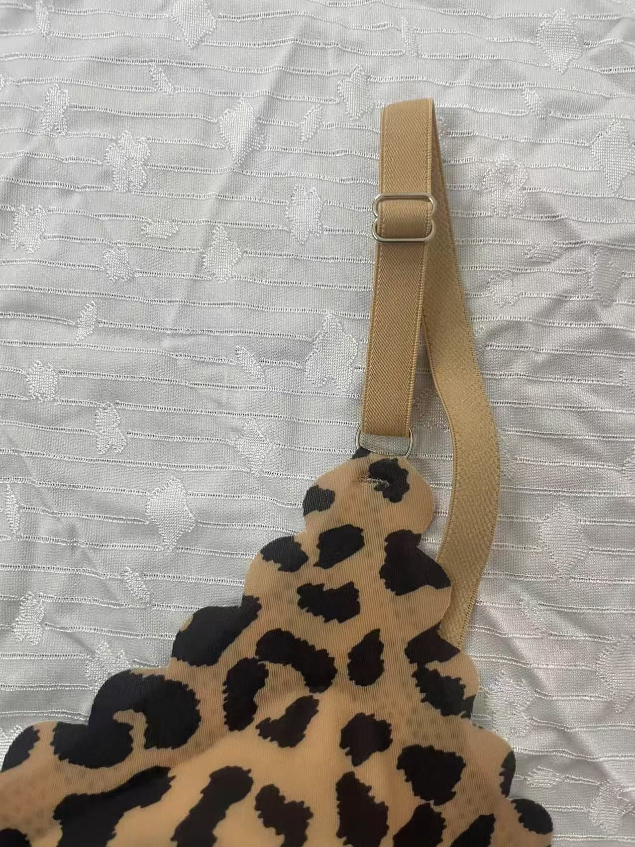 Sexy Leopard Print Wireless Push-Up Seamless Bra