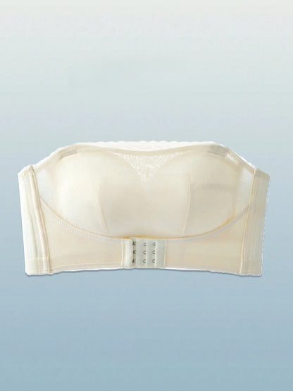 Seamless Non-Slip Strapless Plus Size Bustier Bra