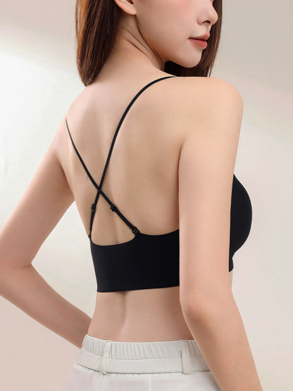 Seamless Front Closure Lift Bra with Breathable Detachable Shoulder Straps and Beautiful Back