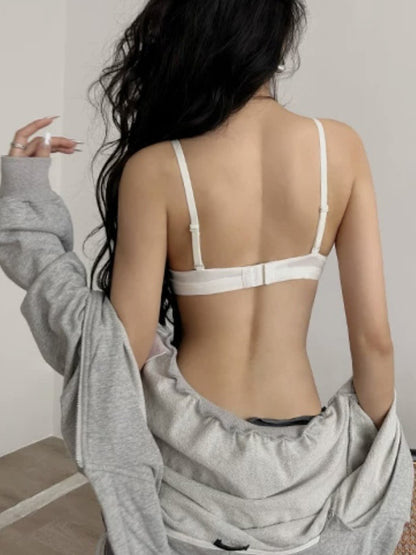 Triangle Cup Wireless Seamless Push-Up Bra