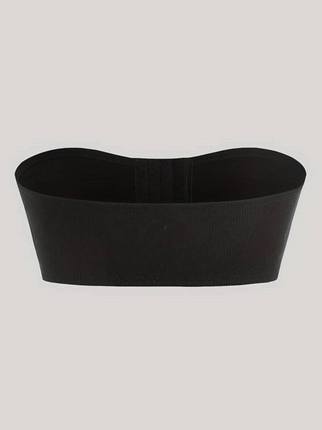 Women's Front Closure Tube Bralette Strapless No Padded Wireless Bandeau Bra