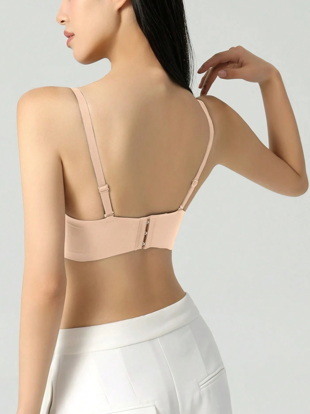Front-Closure Seamless Push-Up Breathable Bralette