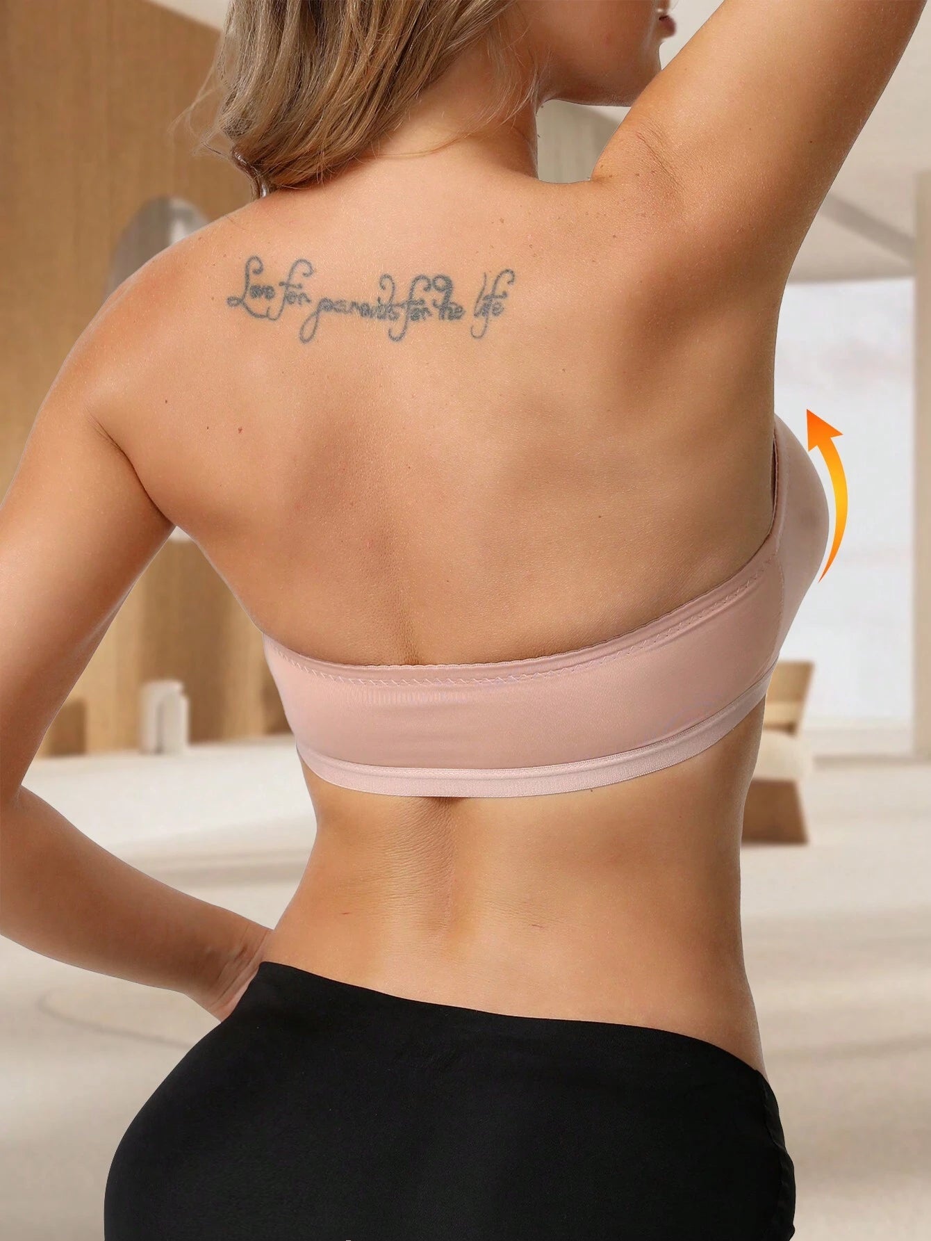 Women's Simple Front Button Multi-Ribbed Wireless Comfortable Non-Reducing Bra LightCoral