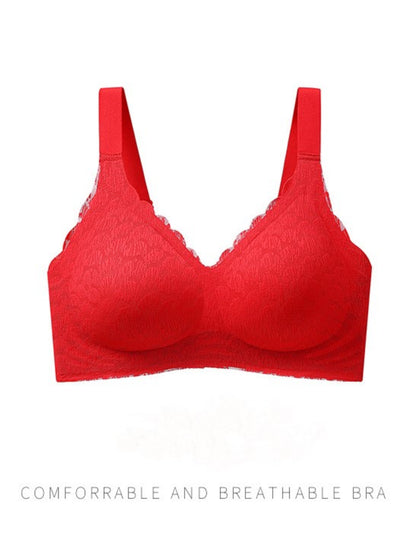 Plus Size Women's Seamless Wirefree Sports Bra Black