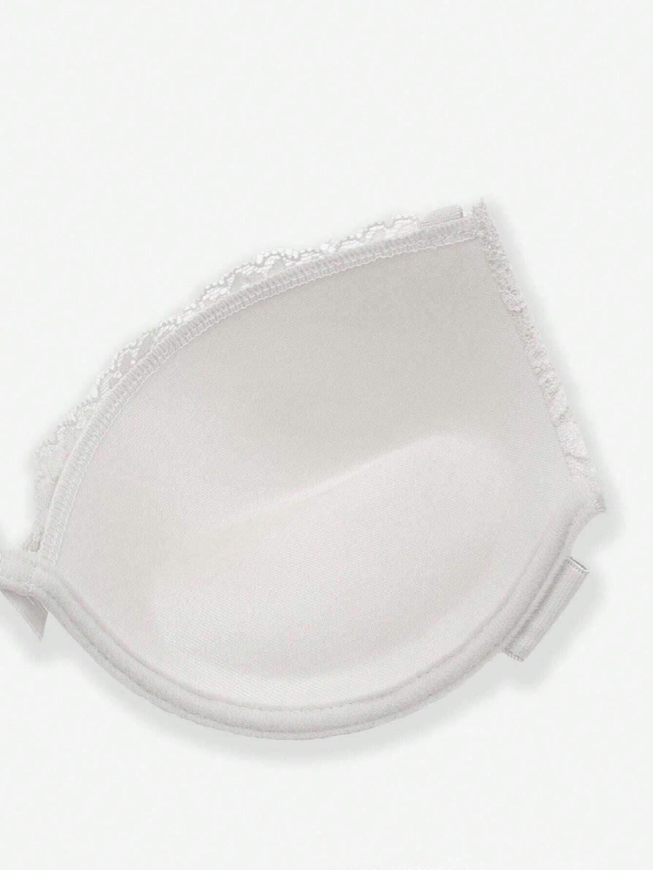 Invisible Straps Sexy Lace Lace Gathering Dress Party Bra White
