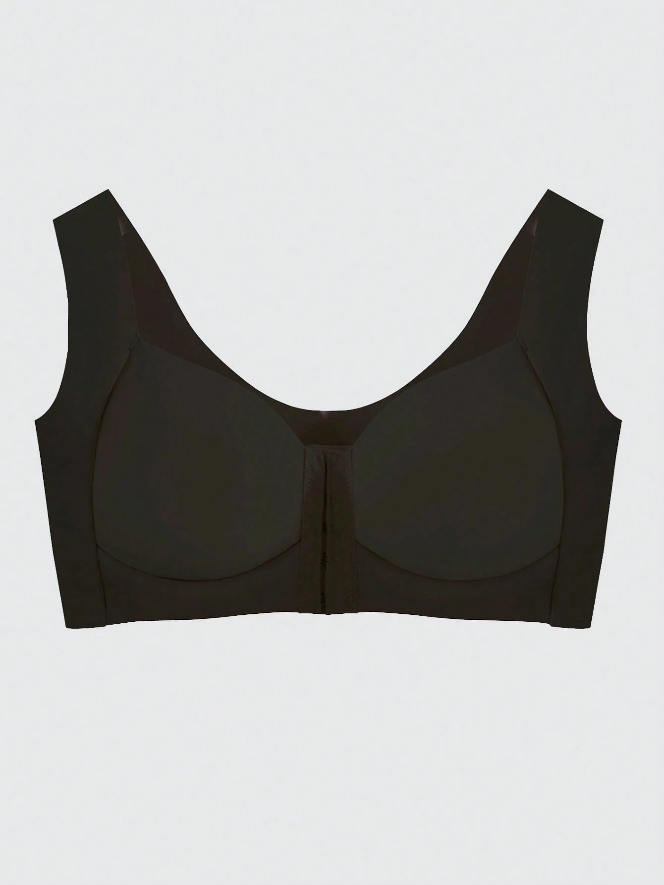 Front-Closure Push-Up Sexy Plus-Size Bra with Beautiful Back