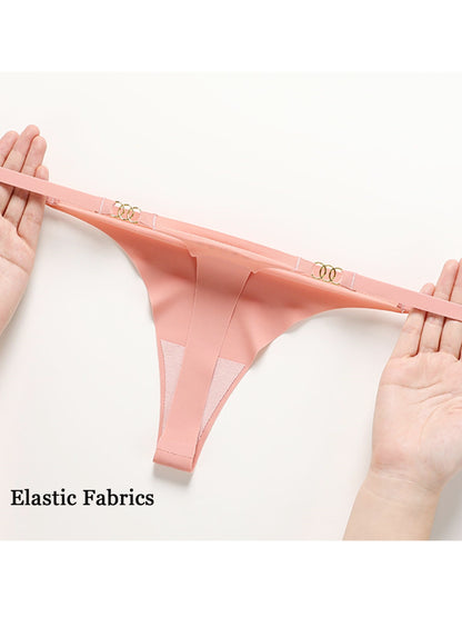 Women's Seamless Invisible Thong Panties
