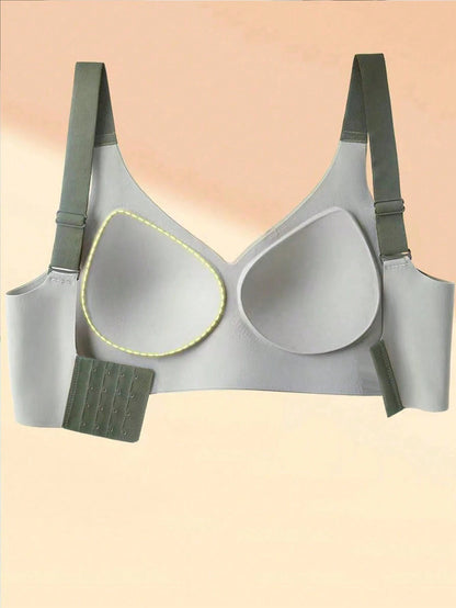 Soft Support Push-up Side Breasts Anti-sagging Sports Seamless Bra