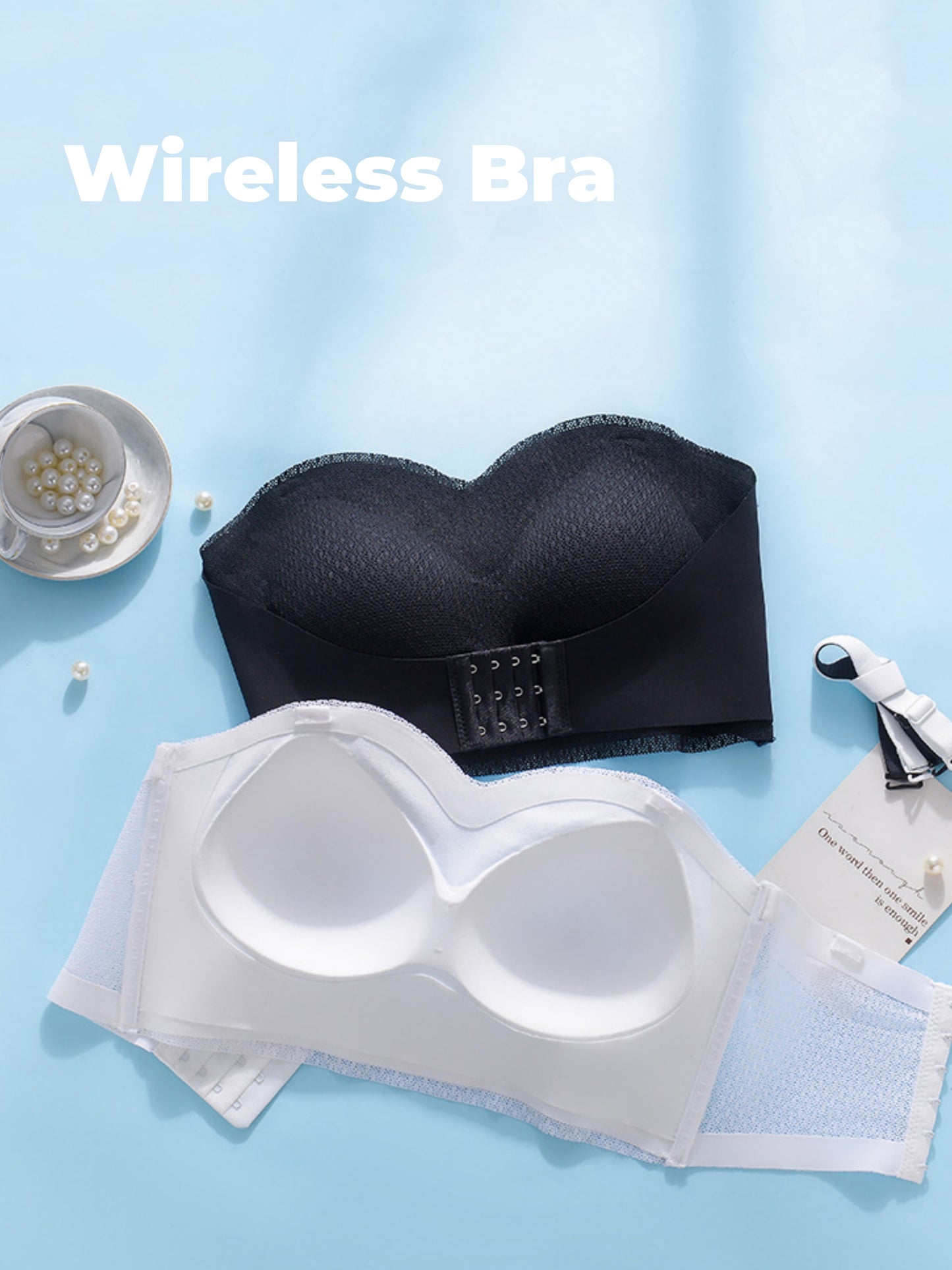 Strapless Non-slip Push Up Seamless Wireless Bra