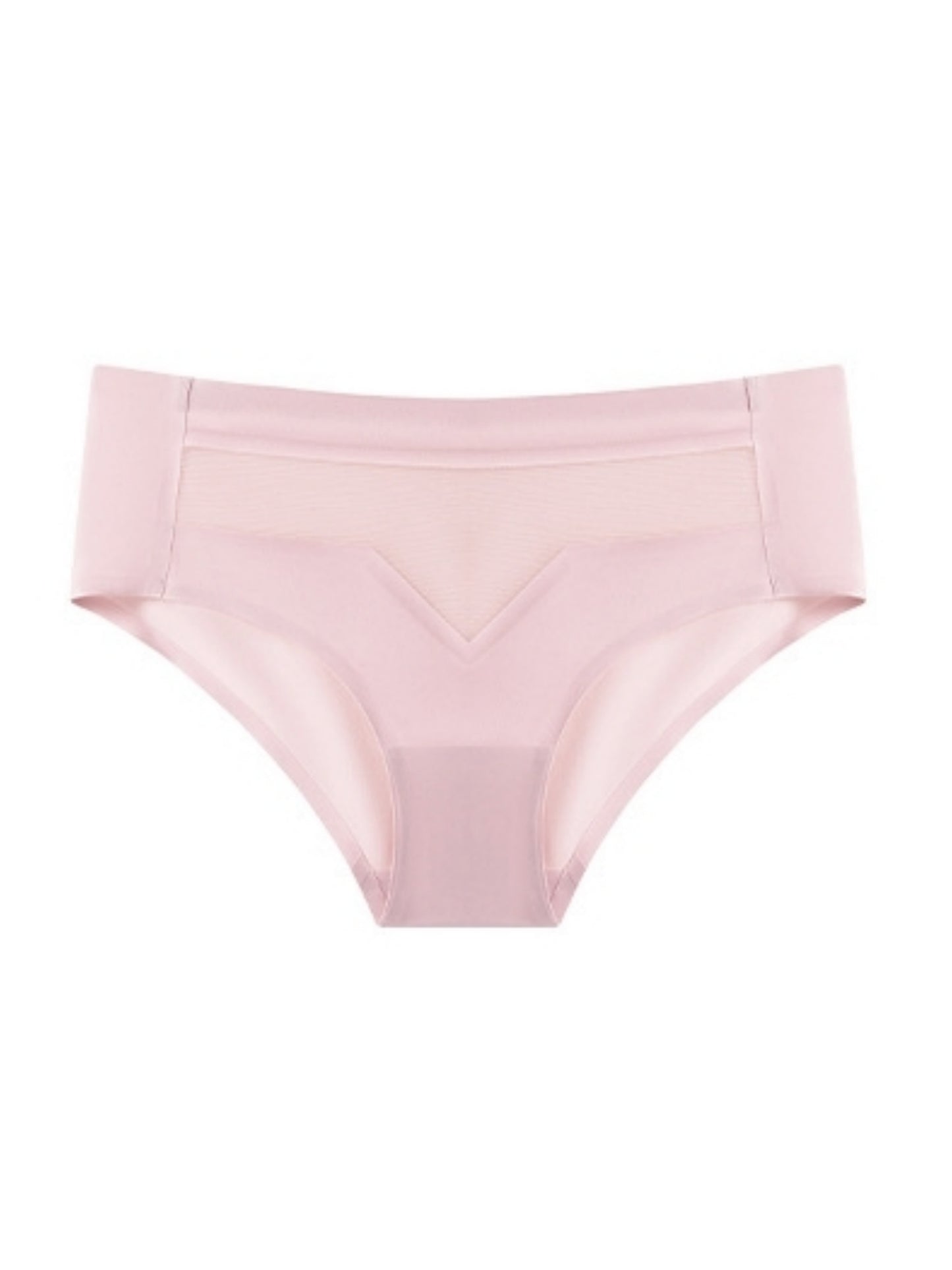 Sexy Naked Breathable Invisible Mesh Panties Pink