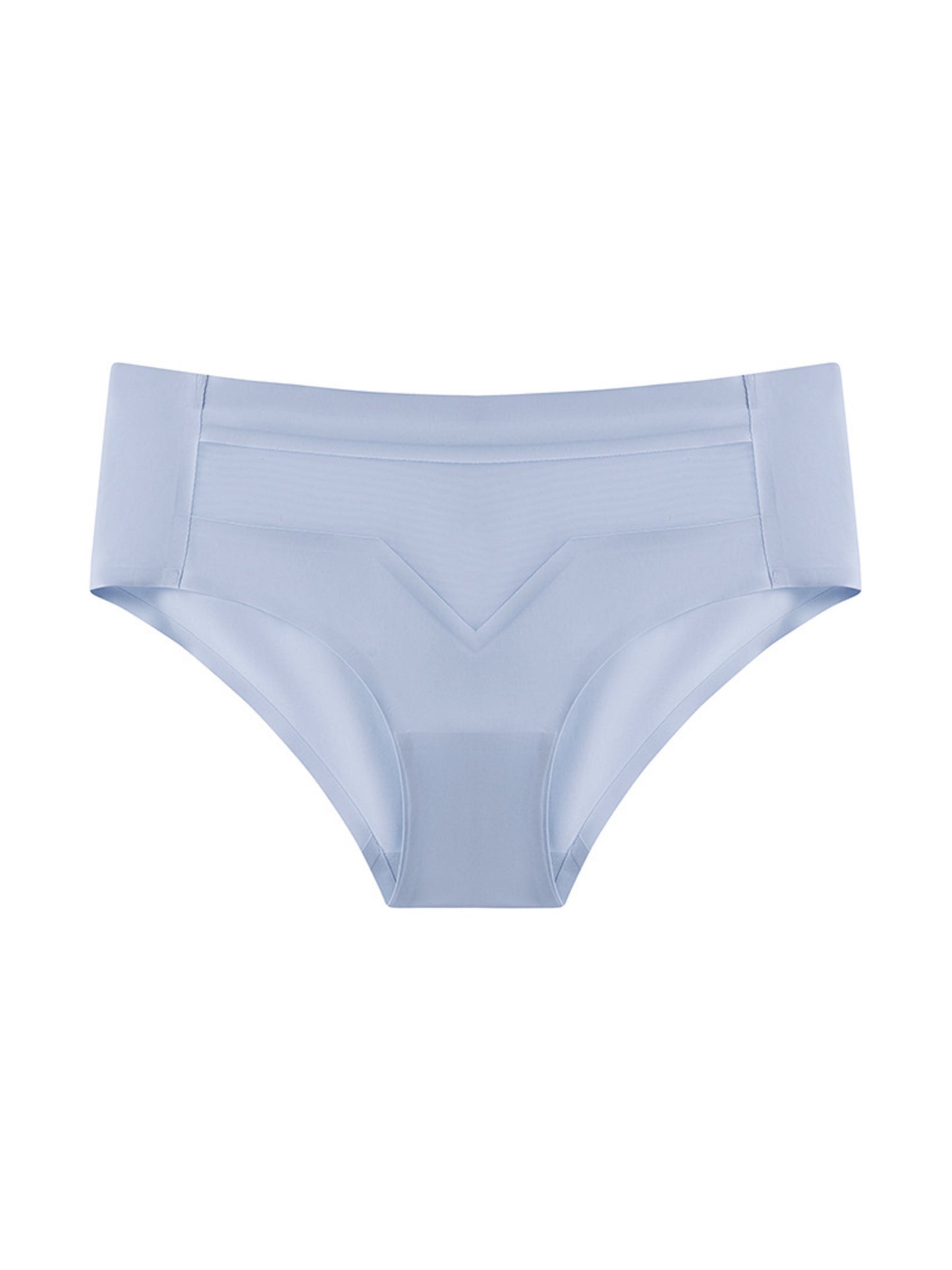 Sexy Naked Breathable Invisible Mesh Panties Lightblue
