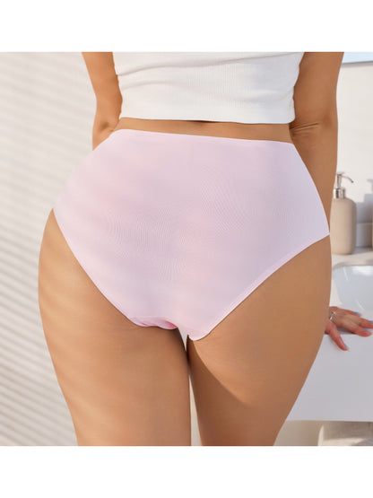 Sexy Naked Breathable Invisible Mesh Panties Pink