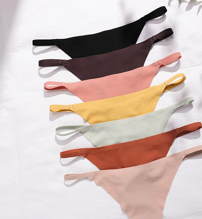 Women's Seamless Invisible Thong Panties