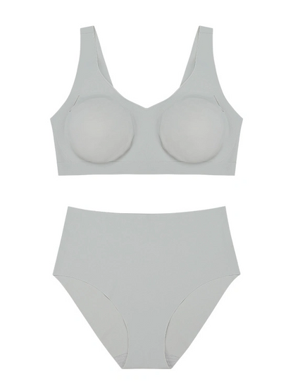 Wireless Seamless Shapewear Two-Piece Bra Set