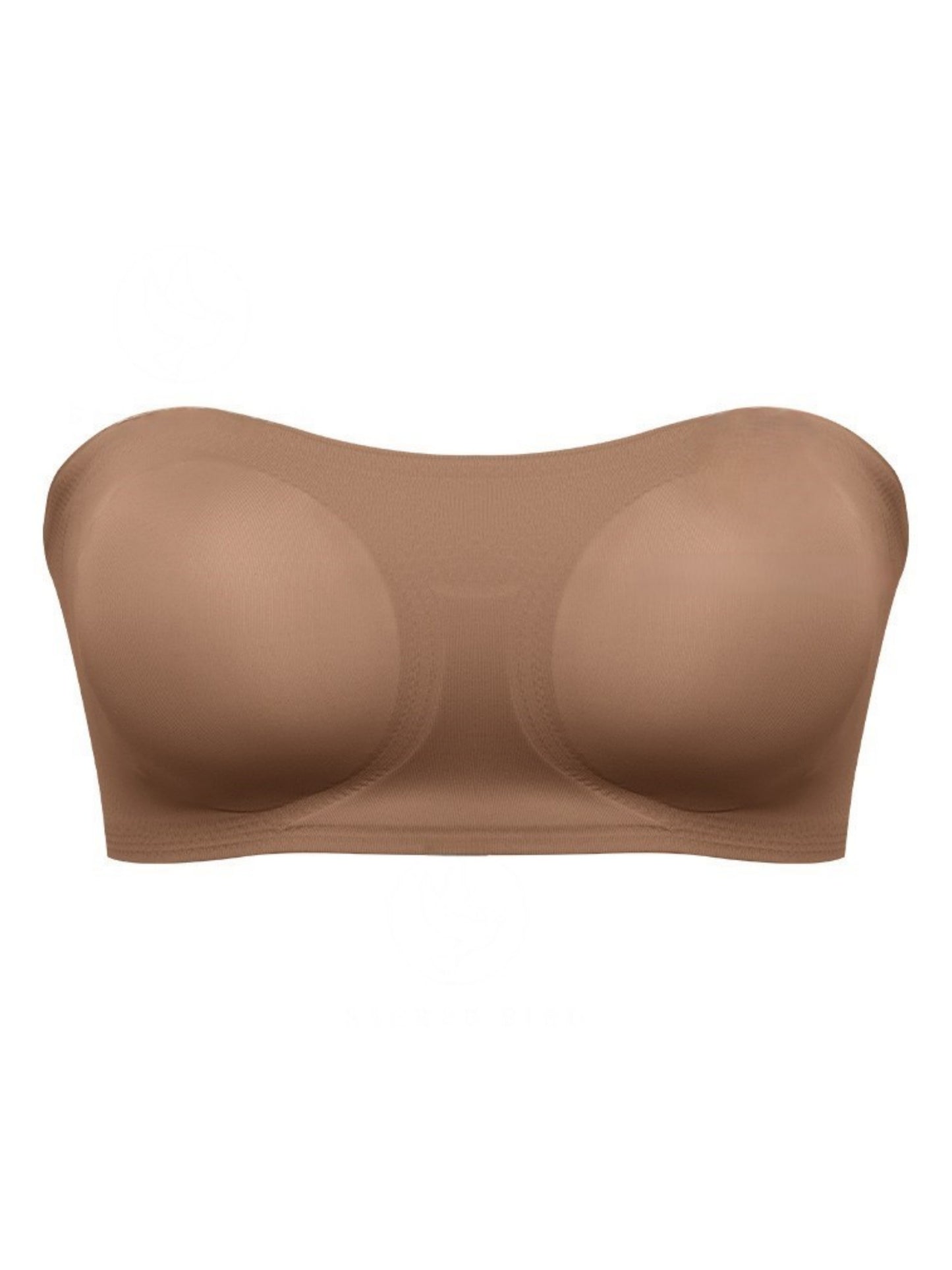 Women's Casual Seamless Simple Side Button Bandeau Bra Peru