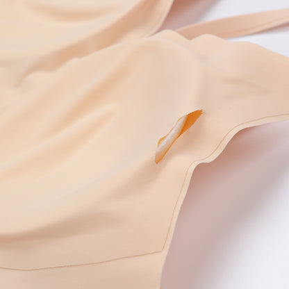 Low Back Seamless Push-up Wireless Bra Pink