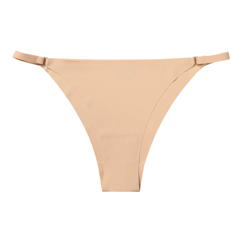 Metal Buckle Sexy Thong Panties