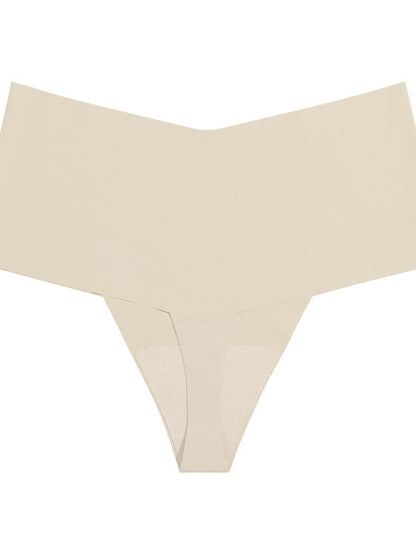 Non-marking High-Waisted Thong Panties